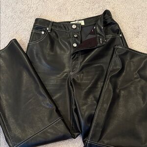 Free People Black Boot Cut Pants